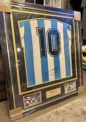 Diego Armando Maradona Signed And Framed Jersey • $3500