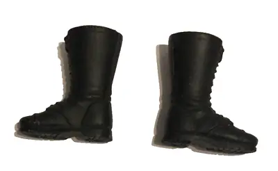 11/6 Scale Black Combat Boots • £6.99