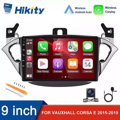 For Vauxhall Corsa E 2015-2019 Android 12 Car Stereo Radio Carplay GPS Navi 32GB • £169.99