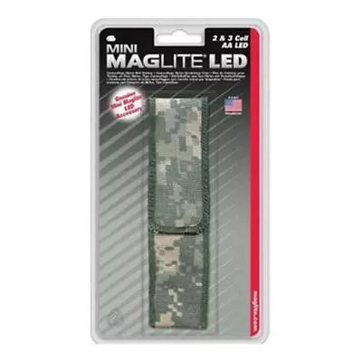 Maglite AP2X106 Camo Nylon Belt Holster For AA Mini Maglight Flashlights • $11.95