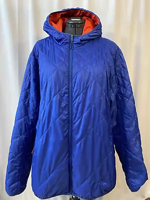 RHONE TUNDRA ZIPPED BLUE HOODY PUFFER JACKET.  Men's XXL.  VGUC!   #100484 • $49