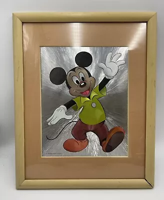 Mickey Mouse Foil Art Plaque Picture Walt Disney • $29.99