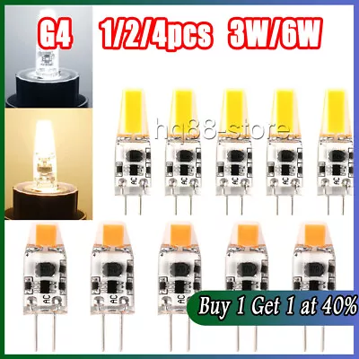 Dimmable G4 LED COB 3W 6W 10W 20W Light Bulb Capsule Replace Halogen Bulb 12V • £3.37