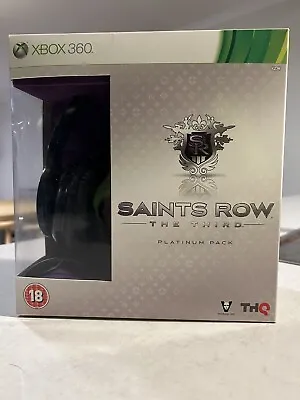 Saints Row The Third - Platinum Pack Collectors Edition RARE XBOX 360 • $150.71