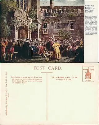 Oxford Magdalen College Open Air Pulpit George Davis Local Publisher • £5.60