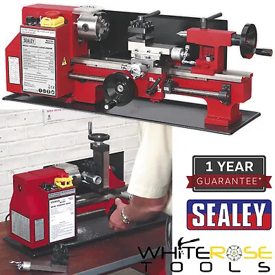 Sealey Metalworking Lathe Machine 300mm Between Centres Engineer 300W 230V • £1185.99