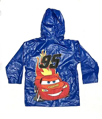 Disney Cars Lightning McQueen Kids Youth Rain Jacket Size S/M RARE • $22.97