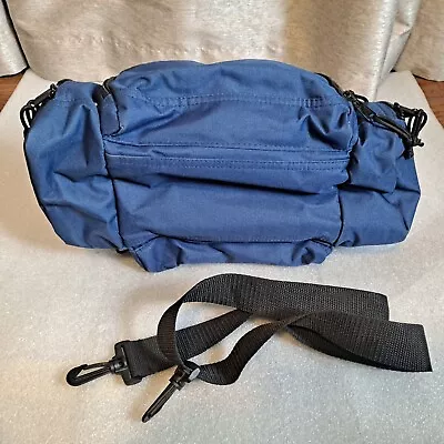 Cabela's Fishing Utility Waist Shoulder Bag Holds Tackle Lures 16x9x7 Blue Gray • $18