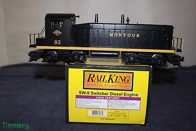 MTH RailKIng 30-2327-1 Montour SW-9 Switcher Diesel Engine W/Proto-Sound 2.0 #RC • $275