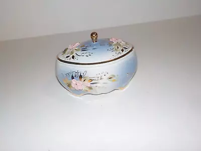 Handcrafted Kislovodsk Porcelain Fenix Floral Lidded Trinket Dish Made In Russia • $39.99