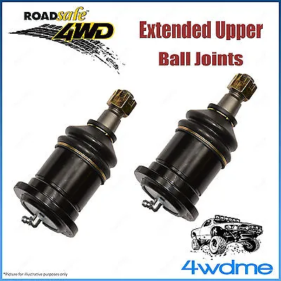 $146.30 • Buy Pair For Nissan Navara D40 4WD  Roadsafe Extended Upper Ball Joints 9/05-12/06