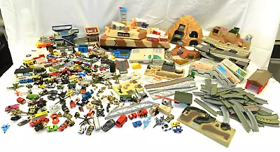 Vtg Galoob Micro Machines Toys Army Buildings People Cars Planes Boats HUGE LOT • $99.95