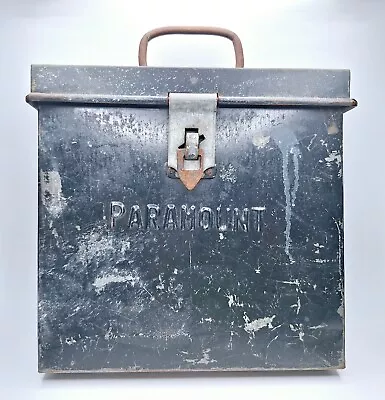 Vintage Paramount Pictures Film Reel Transport Case Strong Box • $40