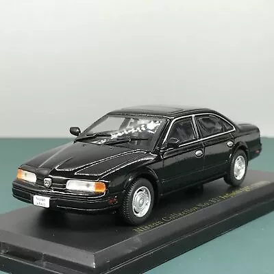 Mini Car Nissan Infiniti Q45 1989 Black 1/43 Scale Box Display Diecast • $43.60