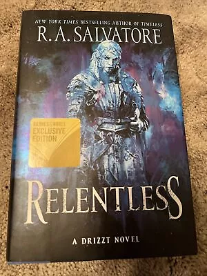 Relentless SIGNED R. A. Salvatore (2020HCExclusive B&N EXCL1st/1st) BRAND NEW • $50