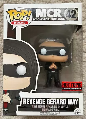 NEW - Funko Pop! Rocks My Chemical Romance Revenge Gerard Way #42 HOT TOPIC • $29