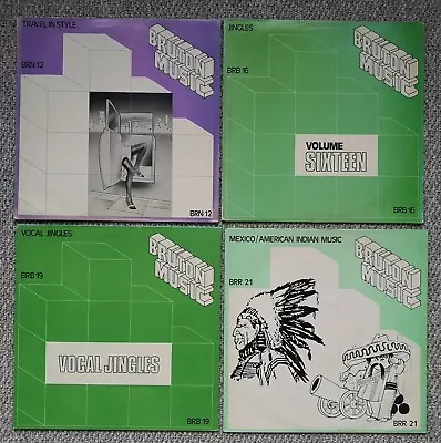 Bruton Music Library 4 X Vinyl LP LOT BRN 12 BRB 16 BRB 19 BRR 21.  • £4.99