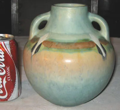 Antique Roseville Native American Indian Montacello Art Pottery Vase Monticello  • $895