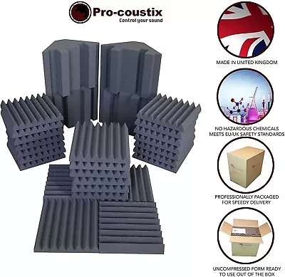 £44.99 • Buy Ultraflex Studio Pack Sound Proofing Treatment Kit For Studios And Home Cinemas