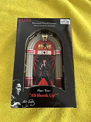 Elvis Illuminated Musical Ornament “all Shook Up!” New In Original Box #35242 • $18
