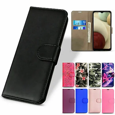Case For Samsung Galaxy A12 A32 A42 A52s A72 A90 5G Leather Flip Wallet Cover • £3.75
