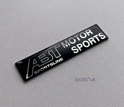 NEW ABT SPORTSLINE MOTOR SPORTS Black Badge SPORTS LINE VW AUDI SKODA SEAT • £7.95