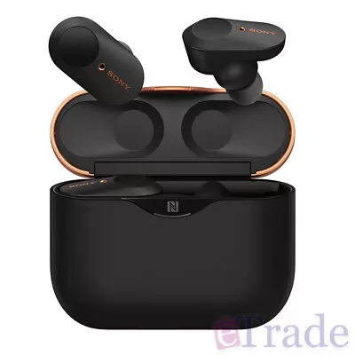 NEW Sony WF-1000XM3 Wireless Noise Cancelling Headphones In Ear Earbuds | Black  • $269