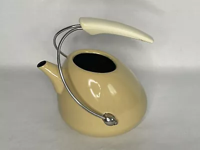 Vtg MCM Noritake Beige Enamel Space Age Modernist Colorwave Teapot Kettle No Lid • $24.99