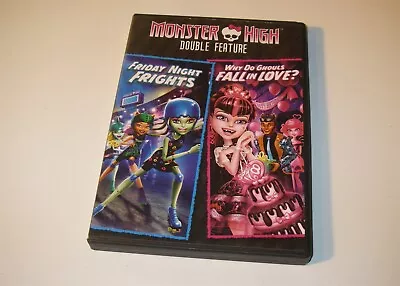 Monster High Double Feature Friday Night Frights + Dvd Movie B3467 • $5.49