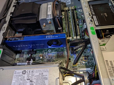 $375 • Buy BUDGET GAMING PC -  HP SFF - I7 4770s, 16 GB RAM, Radeon Pro WX3100, 256GB SDD