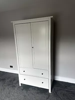 White Ikea Hemnes Wardrobe - Very Good Condition • £150