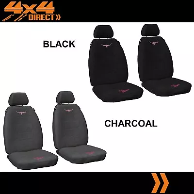 1 Row Custom Rm Williams Jillaroo Seat Covers For Toyota Landcruiser Sahara 8... • $349