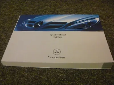 2006 Mercedes Benz SLK-Class Roadster Owner Operator Manual 3.0L 3.5L 5.5L AMG • $195.30