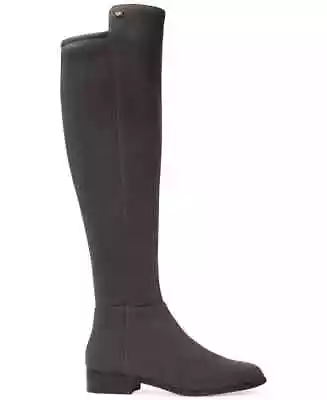 Michael Kors Women's Bromley Flat Tall Riding Boots Suede Charcoal US 5 M • $130