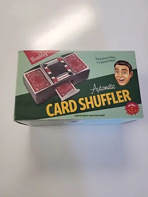 Vintage Wembley Automatic Card Shuffler Real Casino Action Still In Orig Box • $10