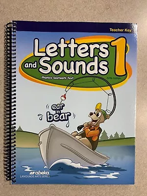 Abeka Letters And Sounds 1 Fifth Edition Teacher Key Book Phonics Seatwork Text • $14.99