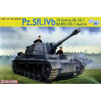 Dragon 6475 Pz.Sfl.IVb 10.5cm LeFH 18/1 Sd.Kfz 165/1 Ausf A 1/35 Scale Model Kit • £39.95