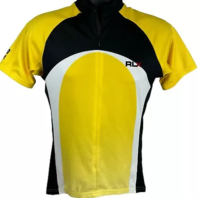 Ralph Lauren Polo Sport RLX Mens Cycling Jersey T Shirt Back Pockets USA Medium • $32.54