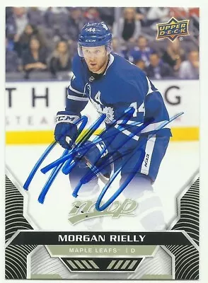 Morgan Rielly Autographed Toronto Maple Leafs Card • $8.99