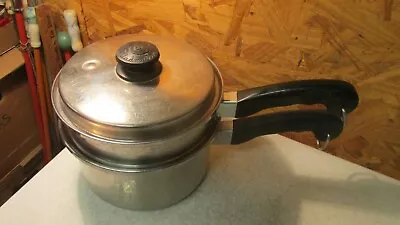 Saladmaster Stainless Steel Tri Clad Sauce Pan & Steamer- 3 Pcs • $117.19
