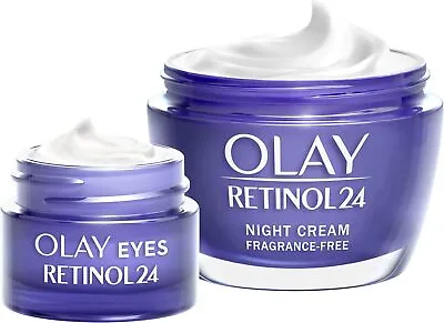 Olay Retinol 24 Skin Care Sets & Kits: Night Cream 50 Ml + Eye Cream 15 Ml • £26.46