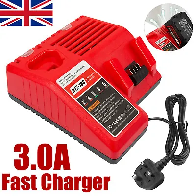 For Milwaukee For 12V For M18 18V Battery Charger 48-59-1812 Lithium 12V 18Volt  • £15.99