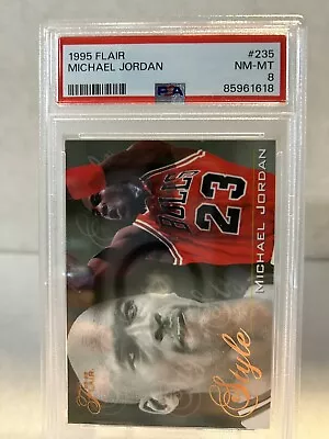 1995-96 Flair Style #235 Michael Jordan PSA 8 • $18.50