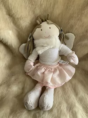 Mamas And Papas Fairy Ice Skater Skating Plush Soft Toy Rag Doll Used Cond • £7