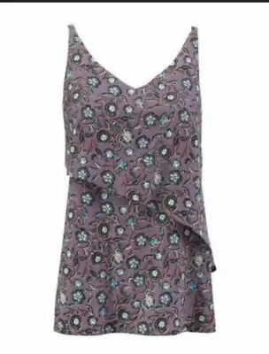 $34.99 • Buy CAbi New NWT Size S Scrollwork Cami #3453 Lavender Floral Was $86