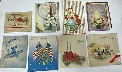 Vintage Christmas PostCards - Lot Of  8   ~1940s • $7.99