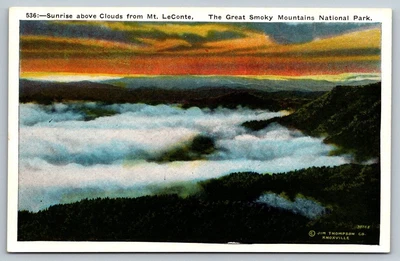 $4.50 • Buy Great Smoky Mountains - Mt. Leconte - Postcard