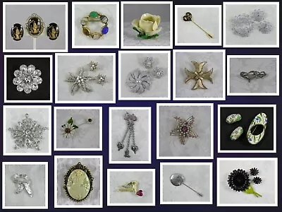 Assortment Of Vintage Pins/brooches & Sets And Stick Pins • £6.76