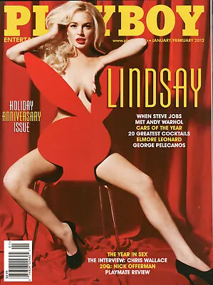 Playboy Magazine January February 2012 Lindsay Lohan  • $22.99