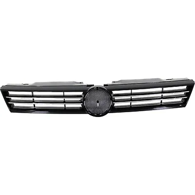 Grille For 2011-2014 Volkswagen Jetta Chrome Shell W/ Black Insert Plastic • $41.29